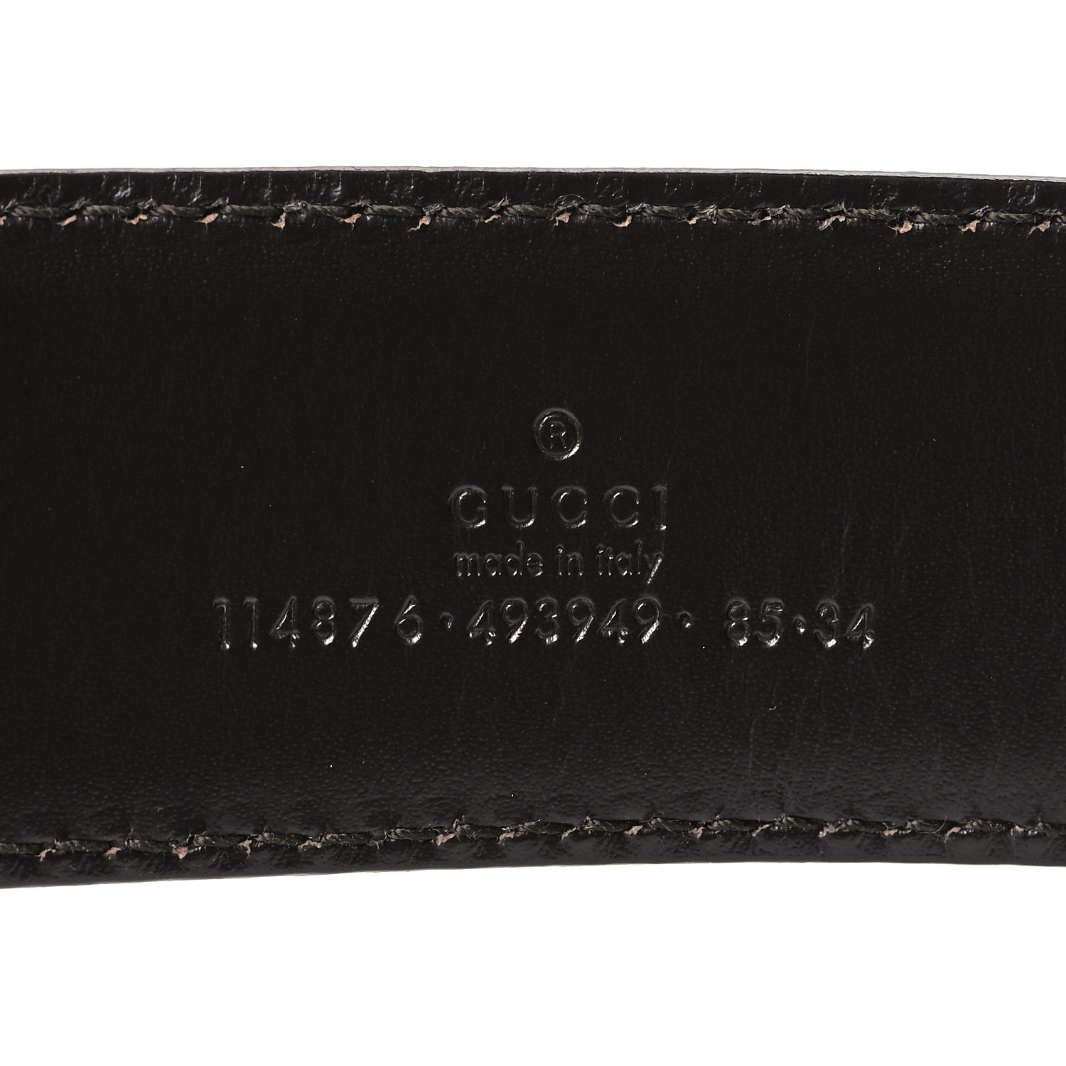 Gucci Guccissima Interlocking G 40mm Belt 85 34 Off White 5 of 6