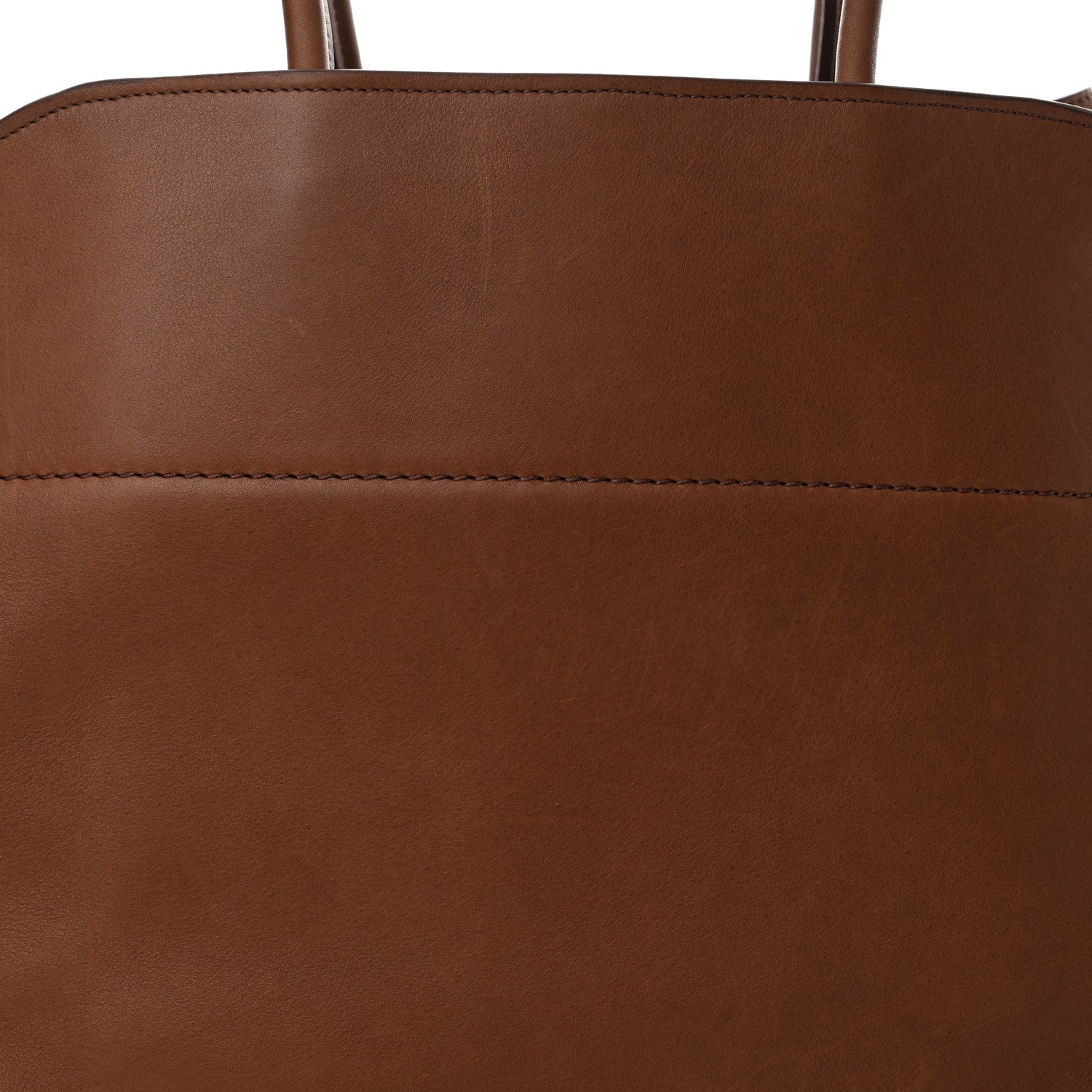 The Row Polished Saddle Calfskin Soft Margaux 15 Cuir 7 of 12