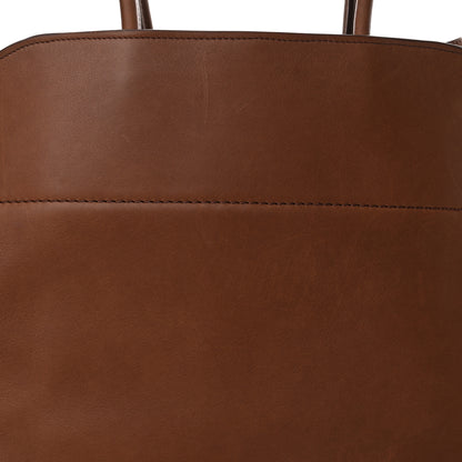 The Row Polished Saddle Calfskin Soft Margaux 15 Cuir 7 of 12