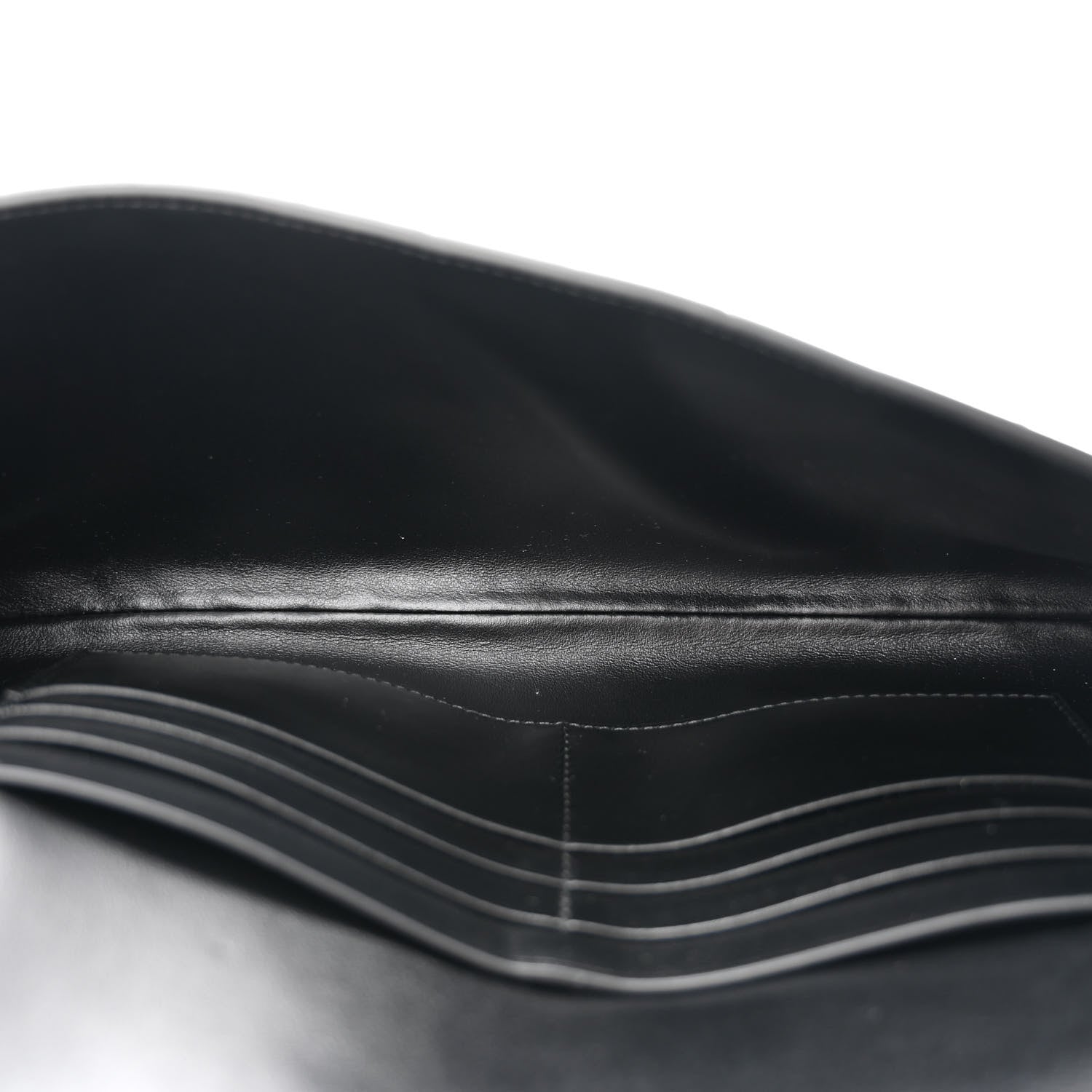 Bottega Veneta BOTTEGA VENETA Nappa Intrecciato Long Andiamo Top Handle Clutch Black 5 of 10