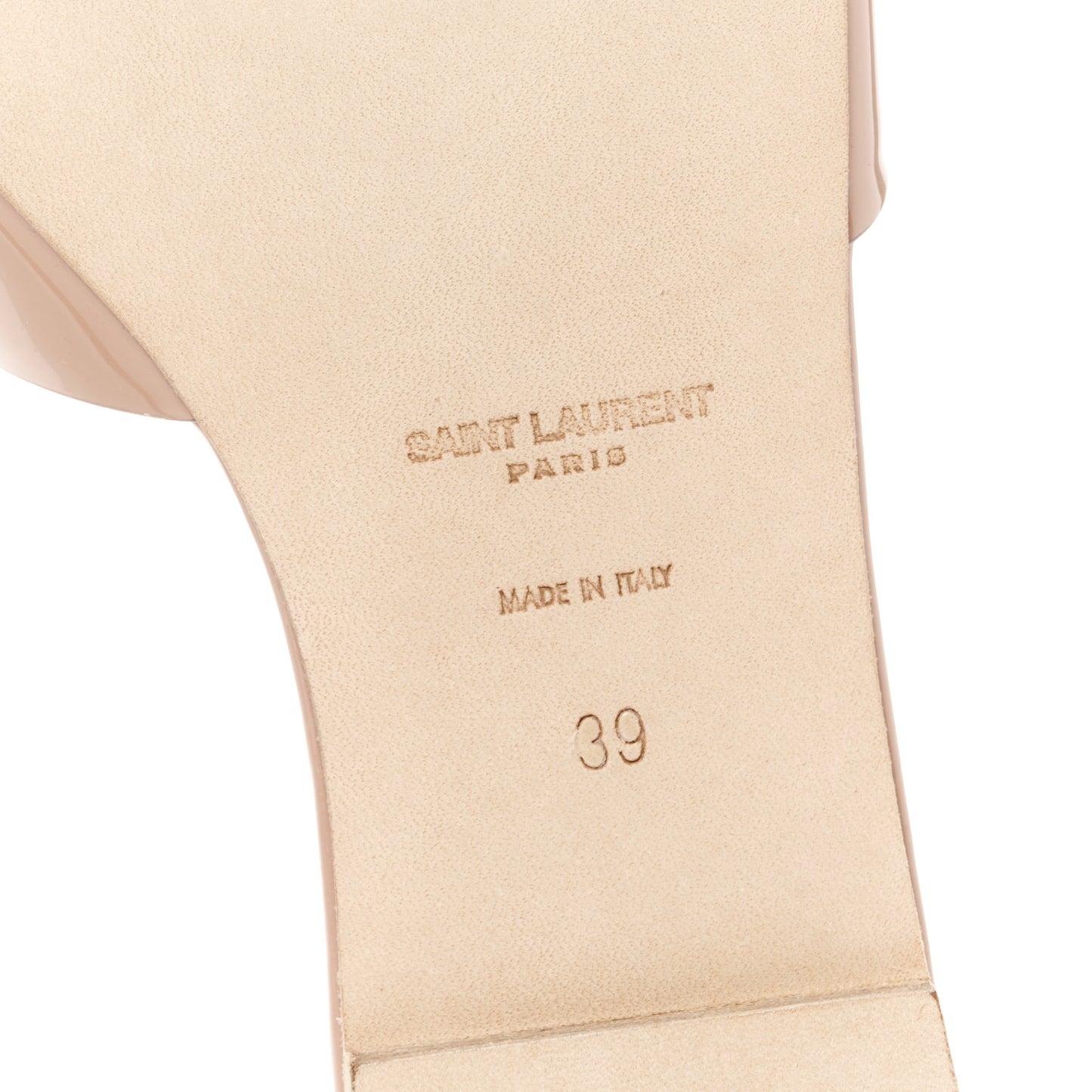 Patent Tribute 05 Slide Sandals 39 Nude