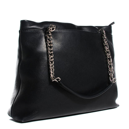 Chanel Caviar Large CC Tuck Tote Black 3 of 7