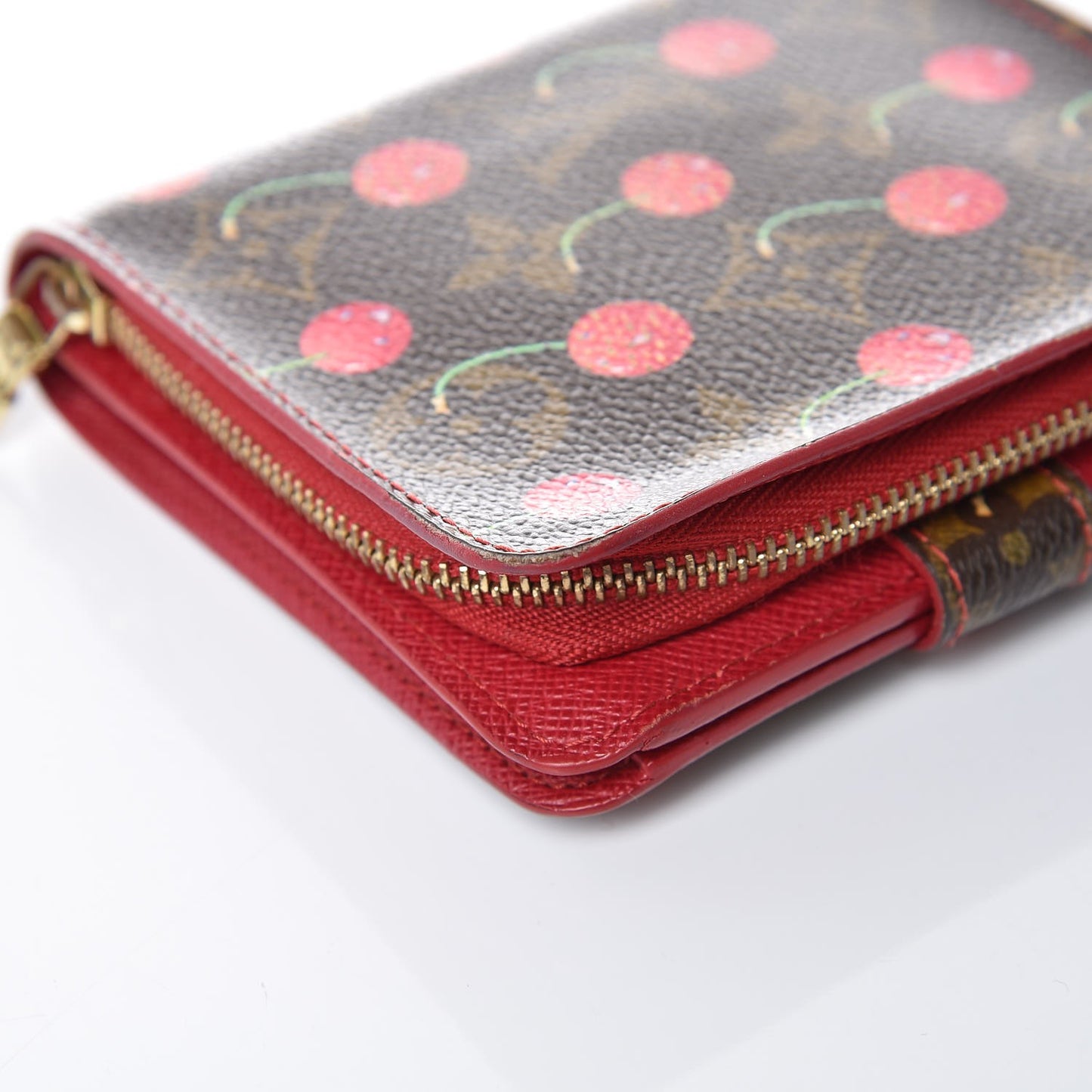Monogram Cerises Compact Zippe Wallet