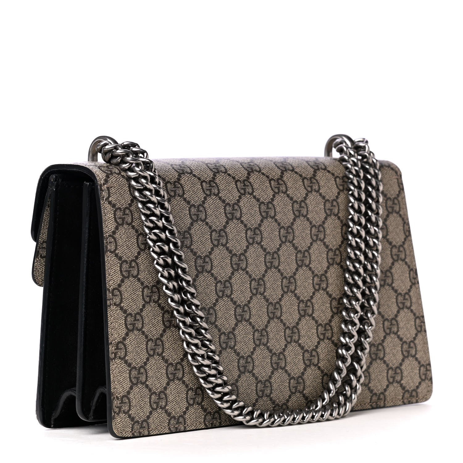 Gucci GG Supreme Monogram Small Dionysus Shoulder Bag Black 2 of 5