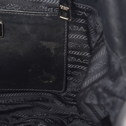 Prada Soft Calfskin Shopping Tote Black 8 of 14