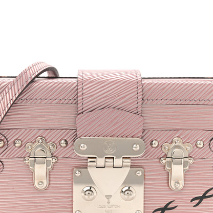 Louis Vuitton Epi Petite Malle Rose Gold 8 of 13