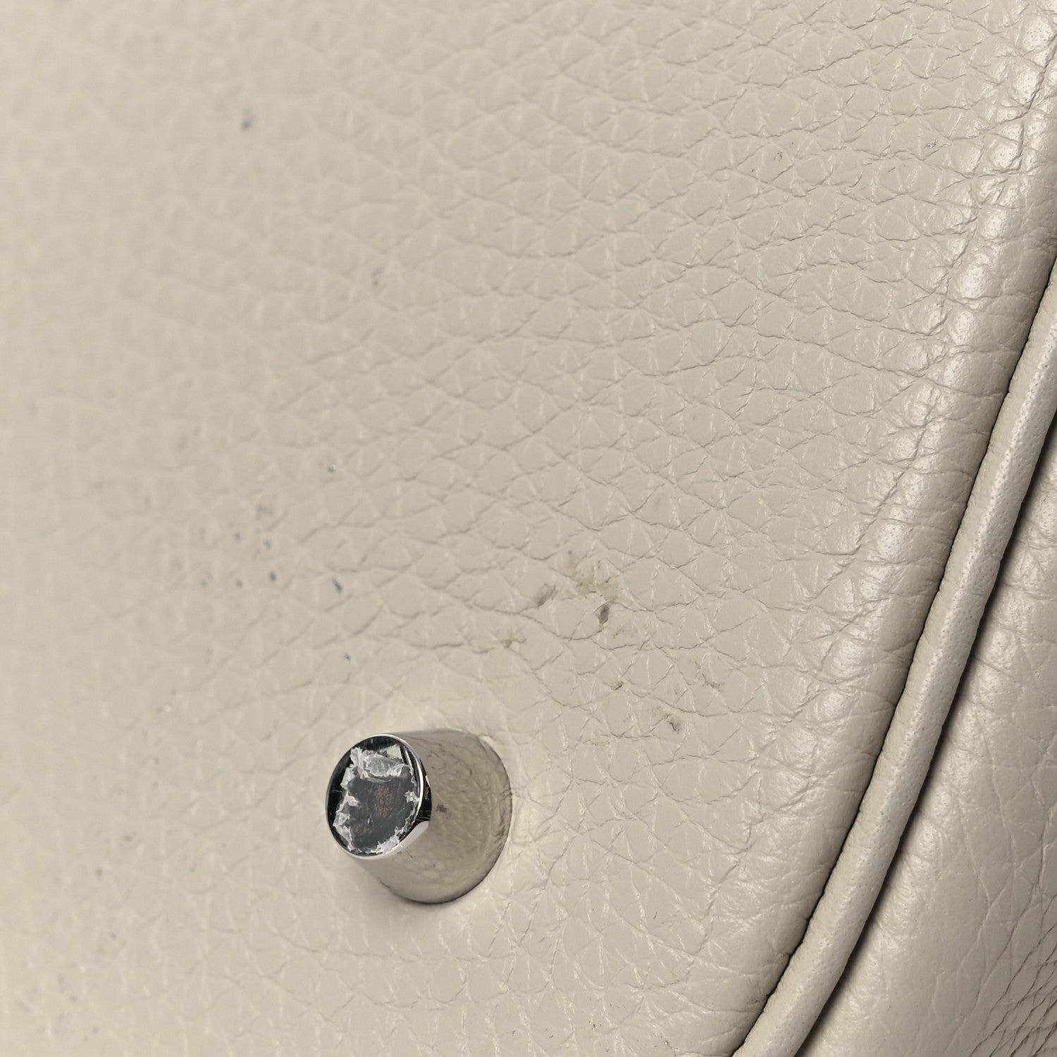 Hermes Taurillon Clemence Picotin Lock 26 GM Gris Perle 11 of 15