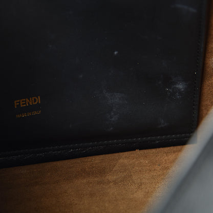 Fendi Agnello Old Shine Large Kan U Shoulder Bag Black 11 of 12