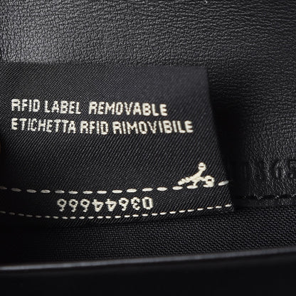 Fendi Vitello Liberty Lucido F is Fendi Continental Envelope Wallet On Chain Black 8 of 10