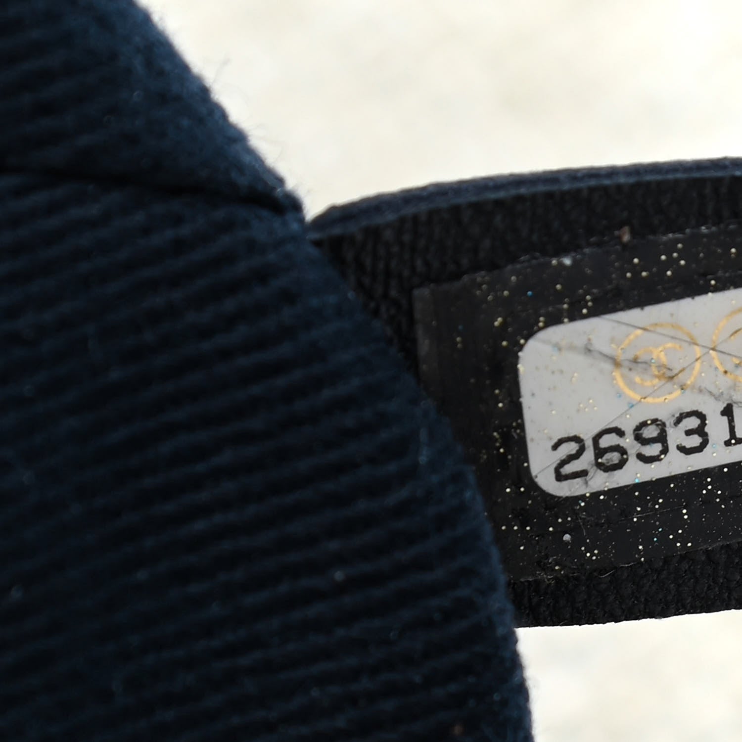 Chanel Woven Straw Raffia Medium Deauville Tote White Navy 7 of 9