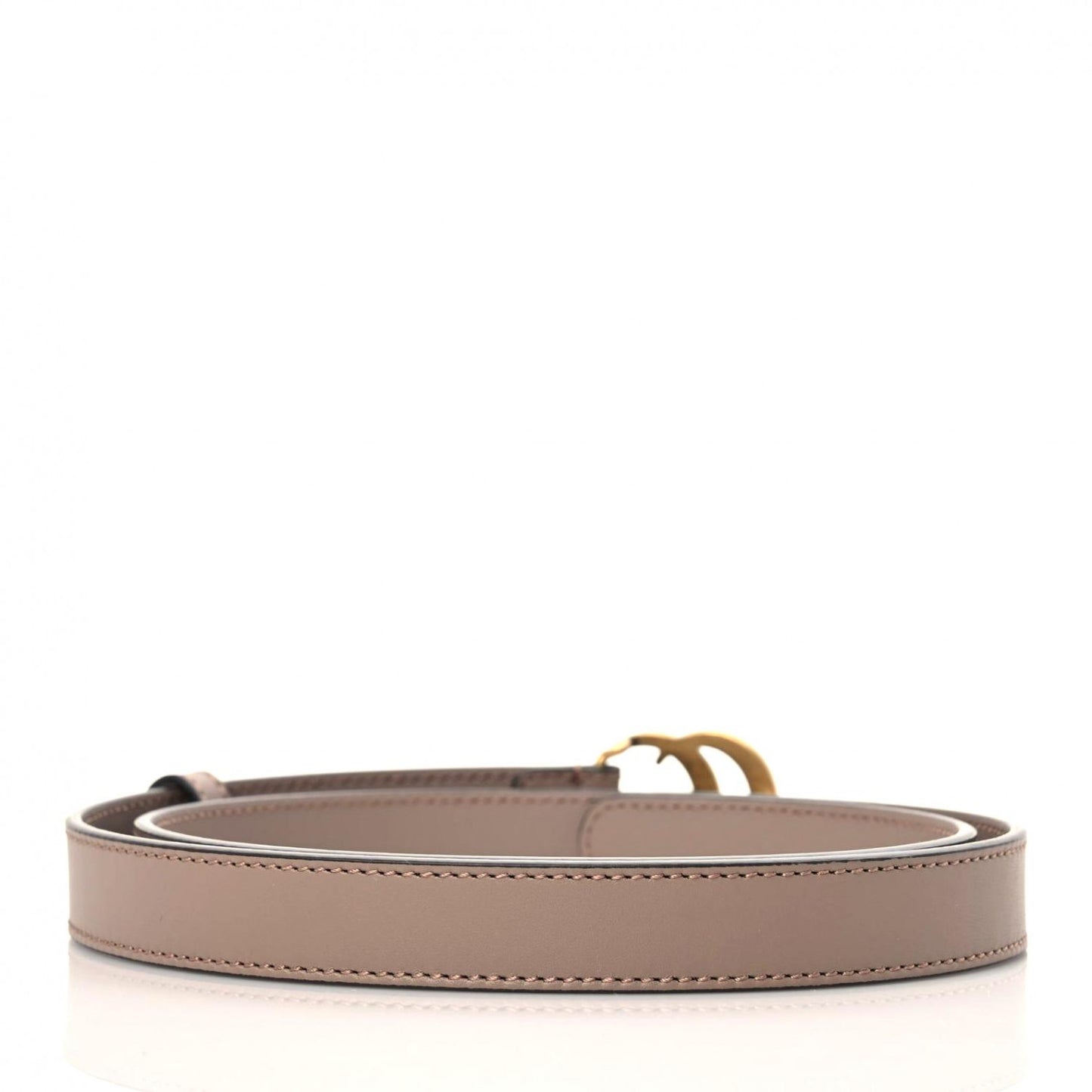 Calfskin Double G 20mm Belt 80 32 Porcelain Rose