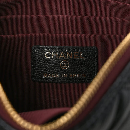 Chanel Caviar Quilted Cosmetic Case Black 6 of 8