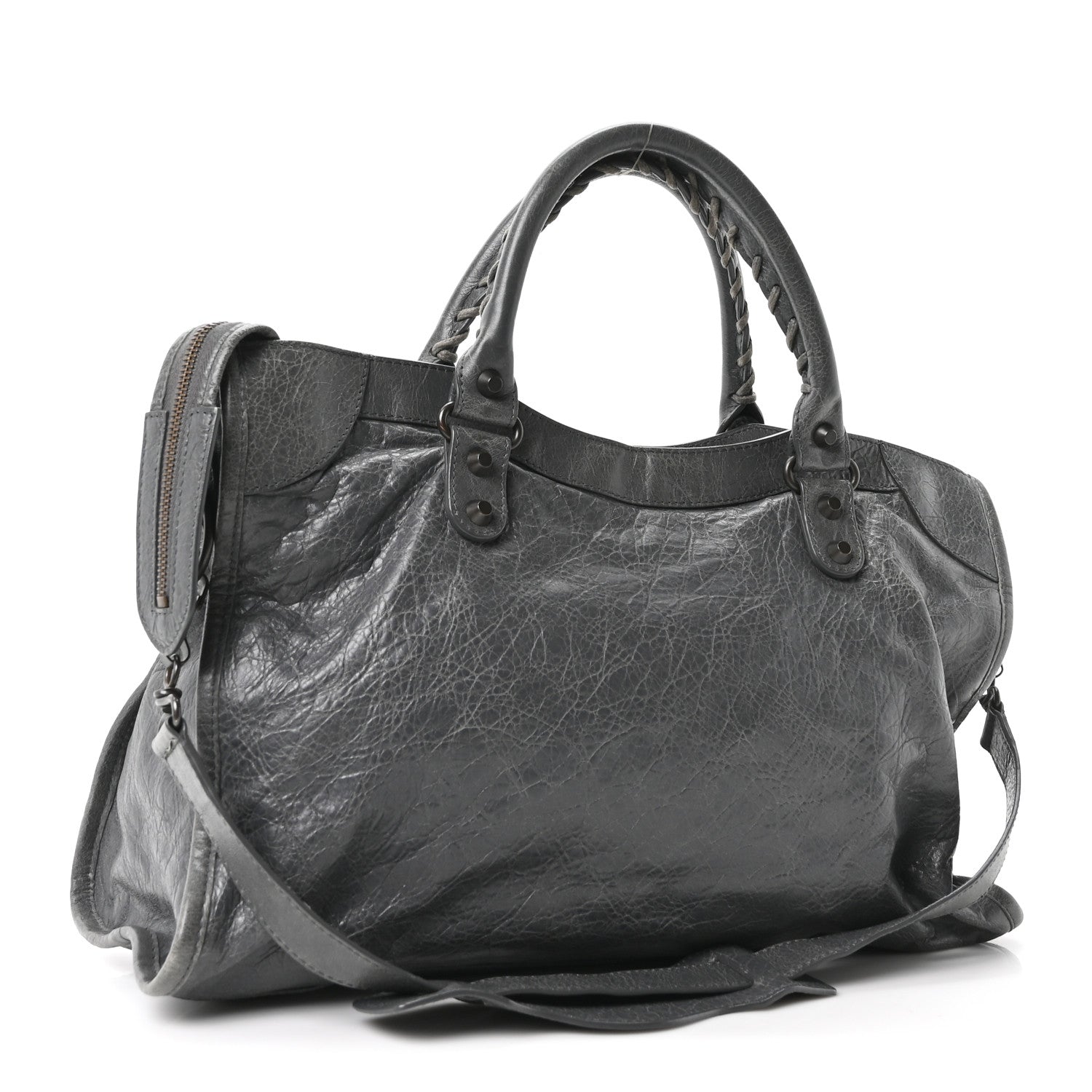 Balenciaga Agneau Classic Hardware City Gris Tarmac 4 of 11