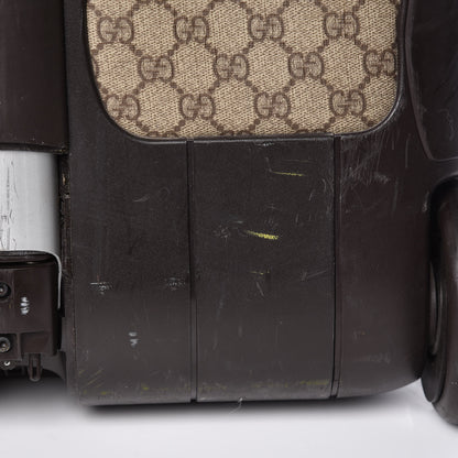 Gucci GG Plus Monogram Trolley Suitcase Dark Brown 13 of 26