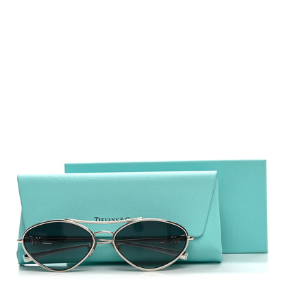 Tiffany Metal Knot Sunglasses TF3117 Silver 8 of 8