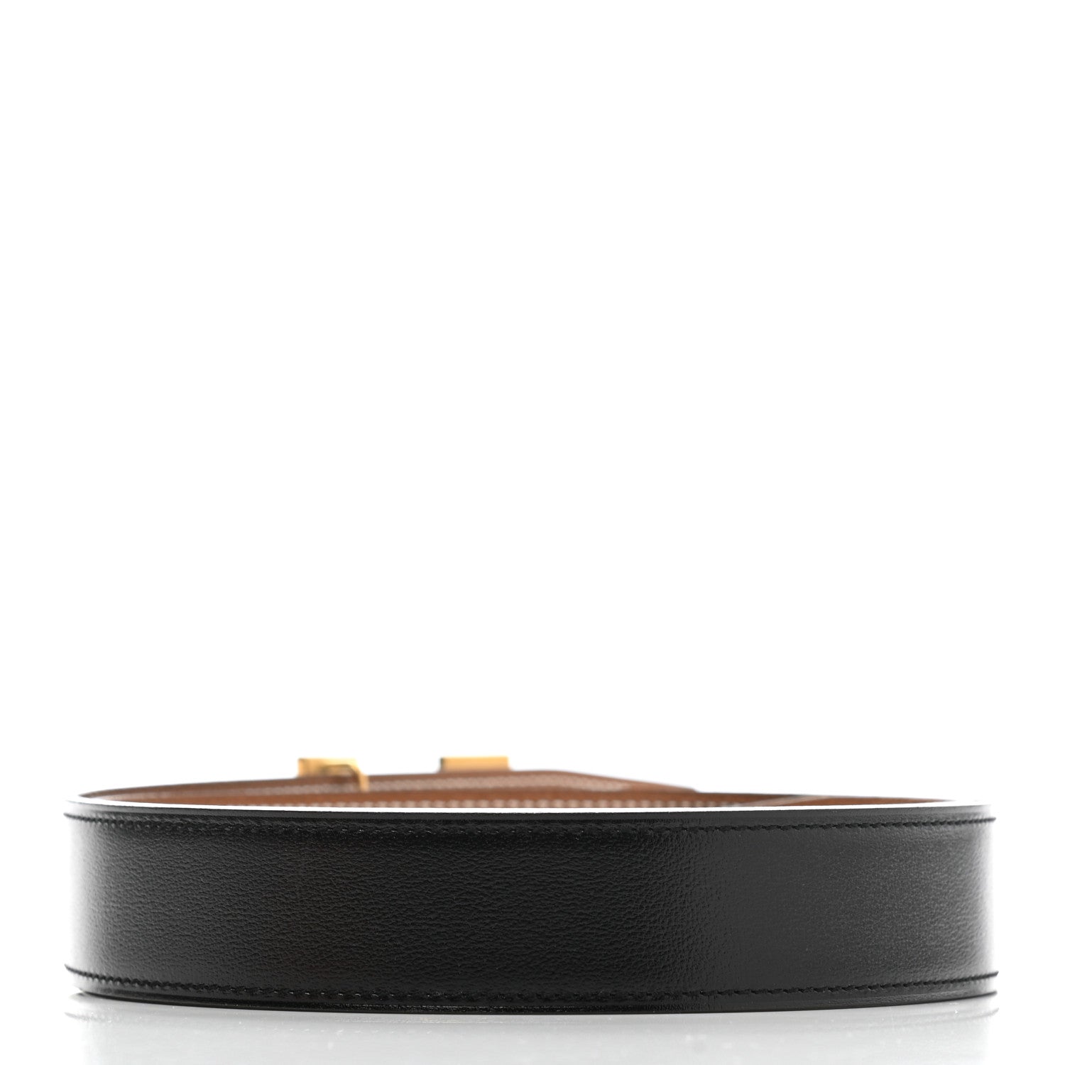 Hermes Box Togo 32mm H Belt 85 Black Gold 2 of 5