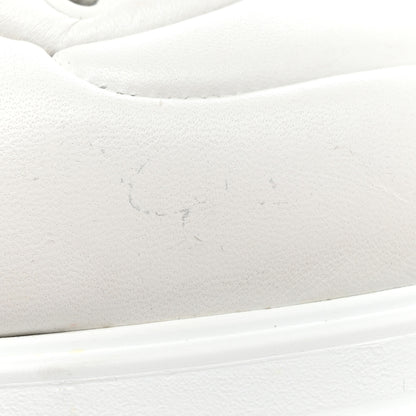 Prada Nappa Soft Metal Triangle Logo Padded Monolith 55mm Sneakers 40 White 9 of 11