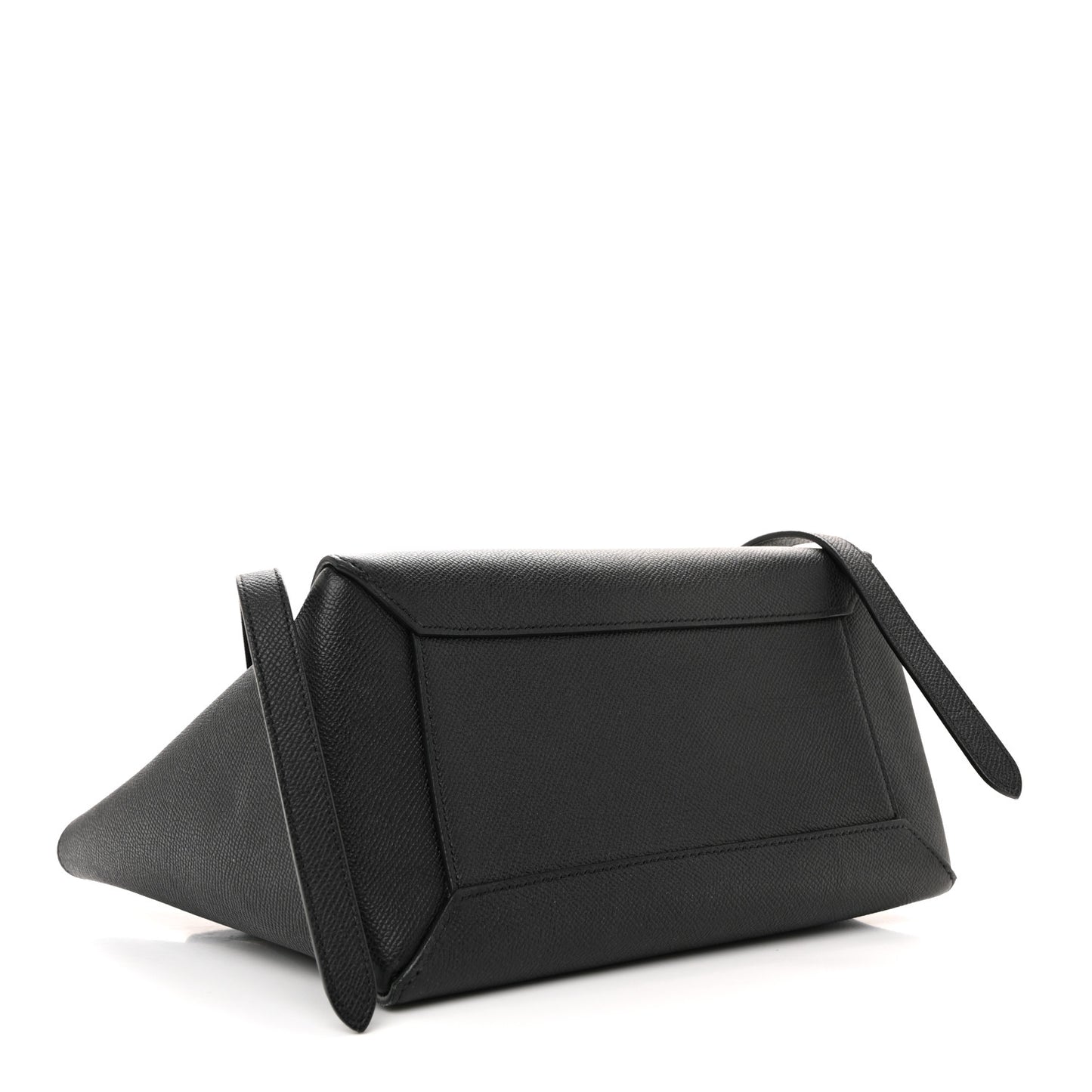 Grained Calfskin Micro Belt Bag Black