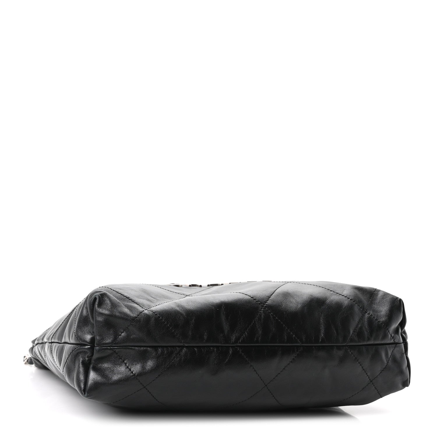 Chanel Shiny Calfskin Quilted Small Chanel 22 Black 5 of 11