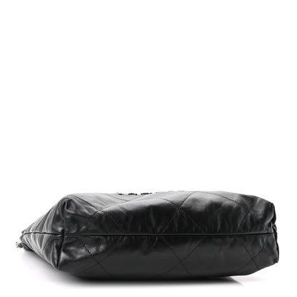 Chanel Shiny Calfskin Quilted Small Chanel 22 Black 5 of 11