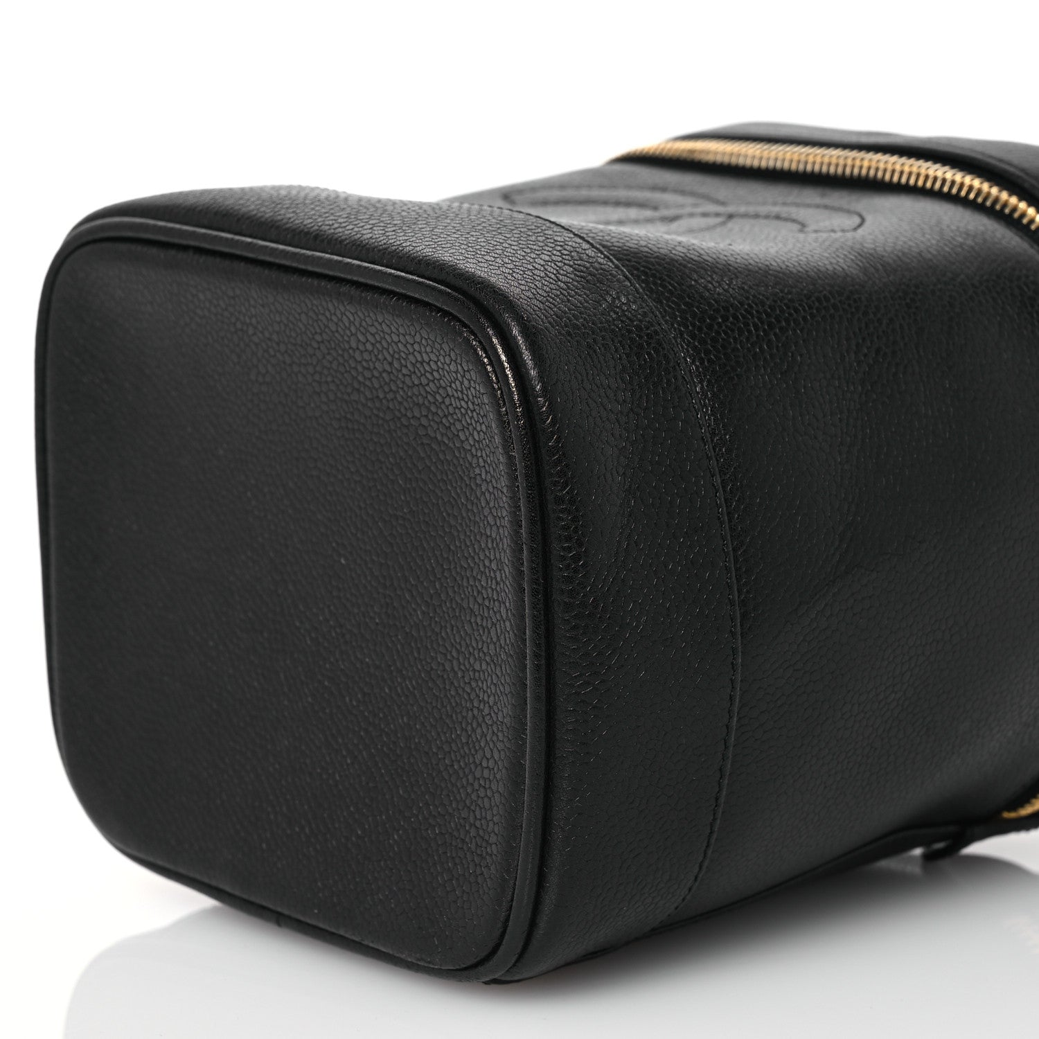 Chanel Caviar Vanity Cosmetic Case Black 10 of 10