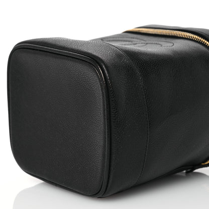 Chanel Caviar Vanity Cosmetic Case Black 10 of 10