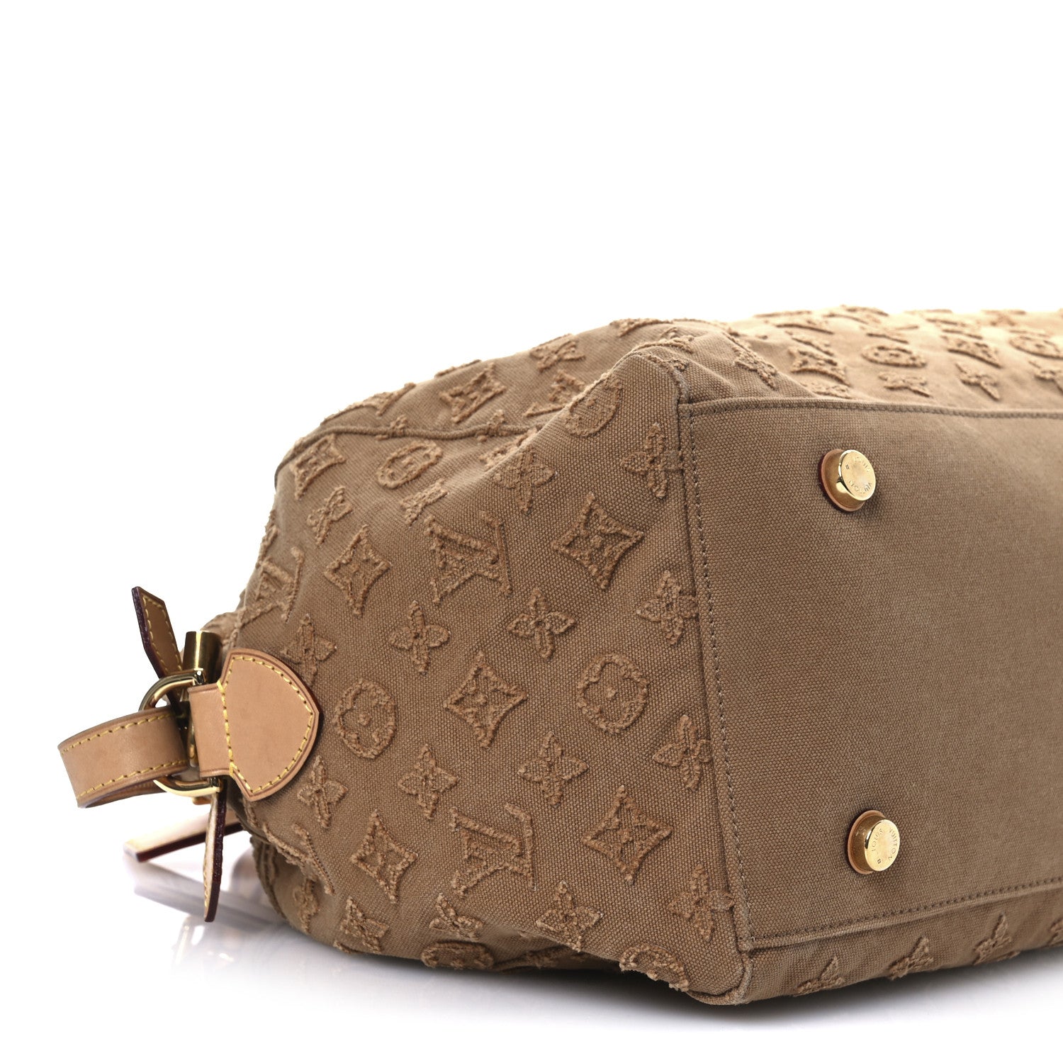 Louis Vuitton Denim Monogram Stone Speedy Bandouliere 35 Caramel 8 of 13