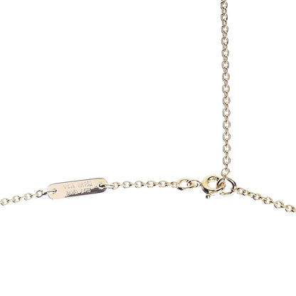 Van Cleef & Arpels 18K Yellow Gold Diamond Cross Pendant Necklace 5 of 6