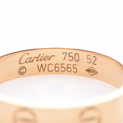 Cartier 18K Yellow Gold 4mm LOVE Wedding Band Ring 52 6 4 of 5