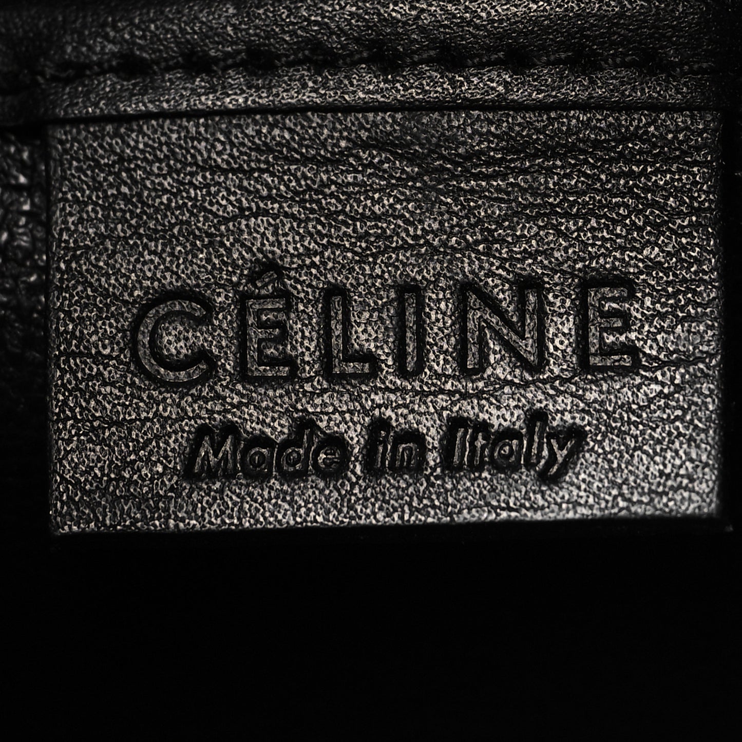 Smooth Calfskin Nano Luggage Black