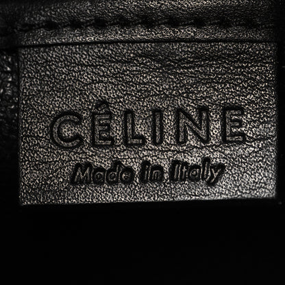 Celine Smooth Calfskin Nano Luggage Black 6 of 9