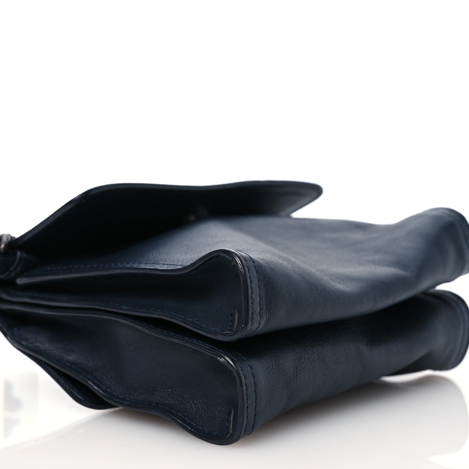 Bottega Veneta Nappa Mini Intrecciato Double Face Bag Navy 8 of 13