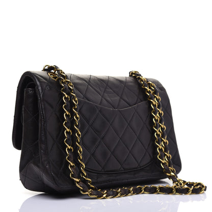 Chanel Lambskin Quilted Small Double Flap Black 3 of 24