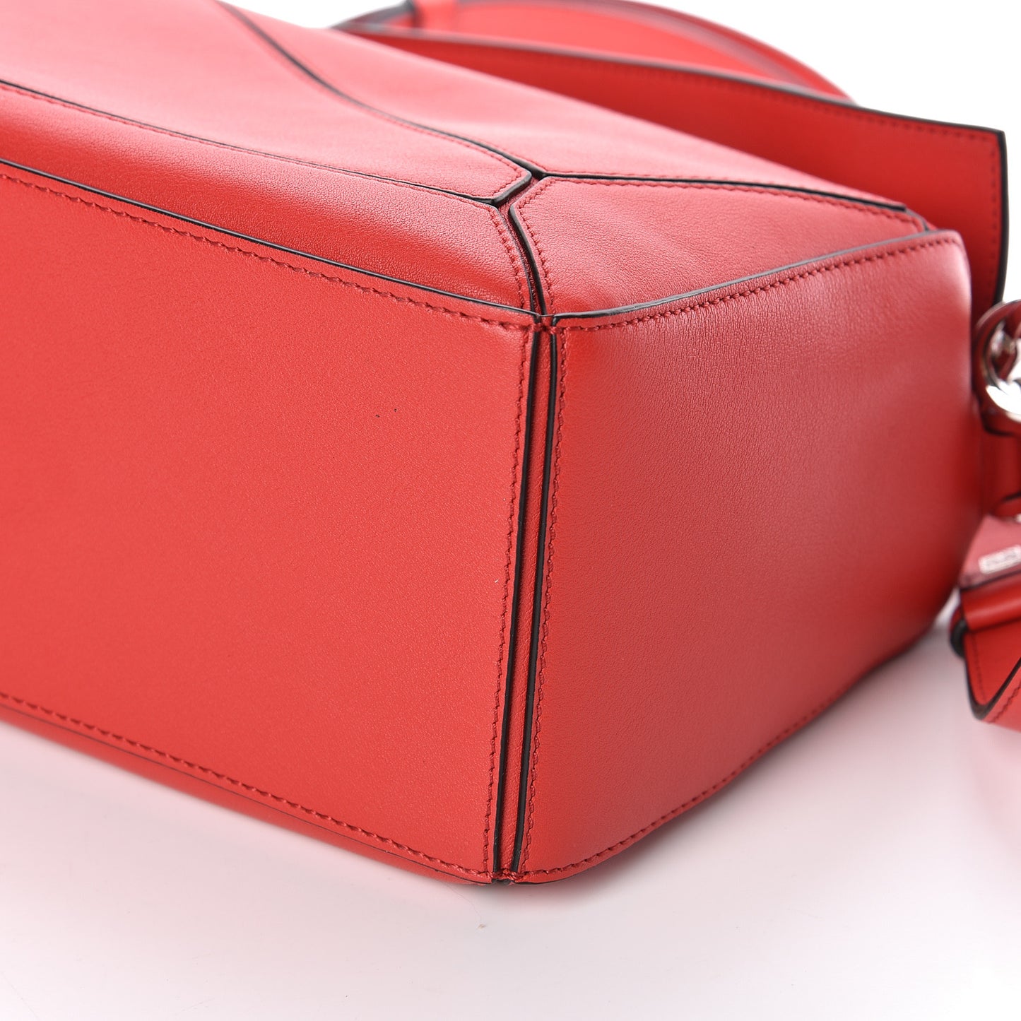 Calfskin Small Puzzle Bag Scarlet