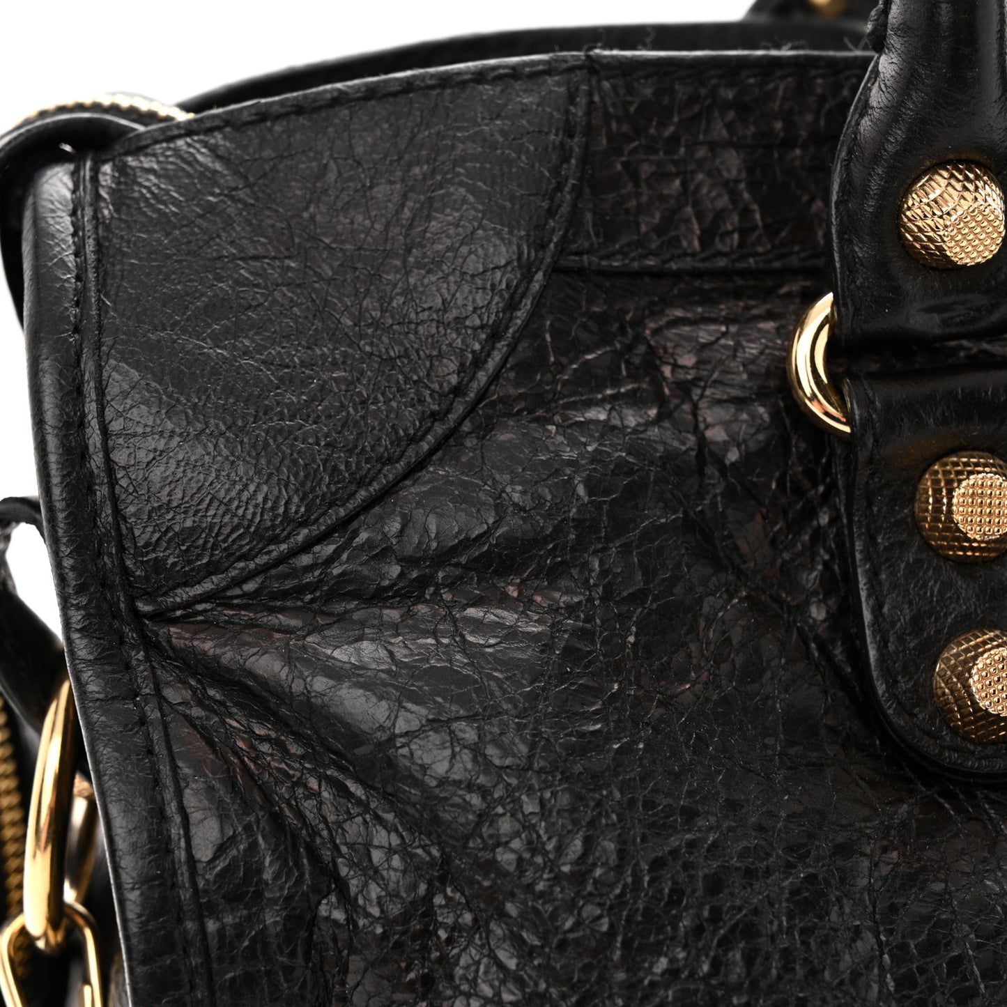 Agneau Giant 12 Gold Hardware City Black