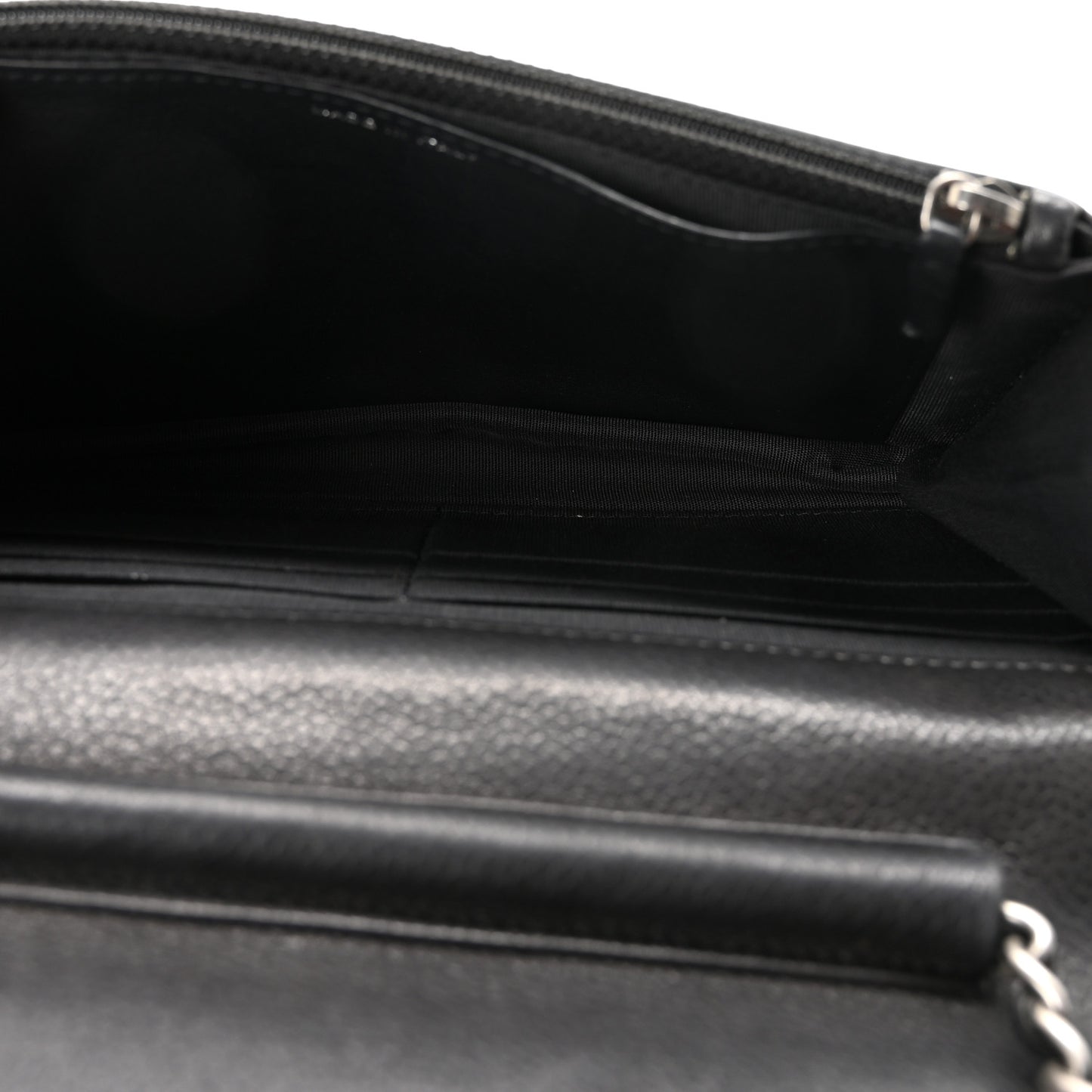 Caviar Quilted Paris Dallas Wallet on Chain WOC Black