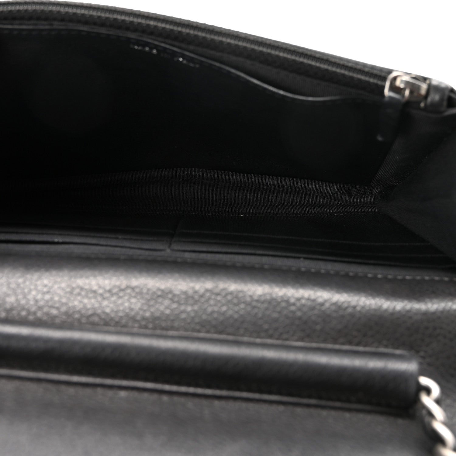 Chanel Caviar Quilted Paris Dallas Wallet on Chain WOC Black 5 of 11