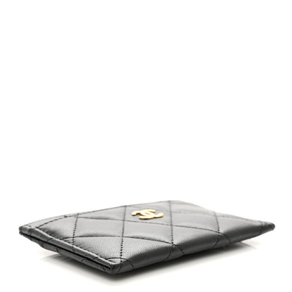Chanel Lambskin Quilted Card Holder Black 4 of 8