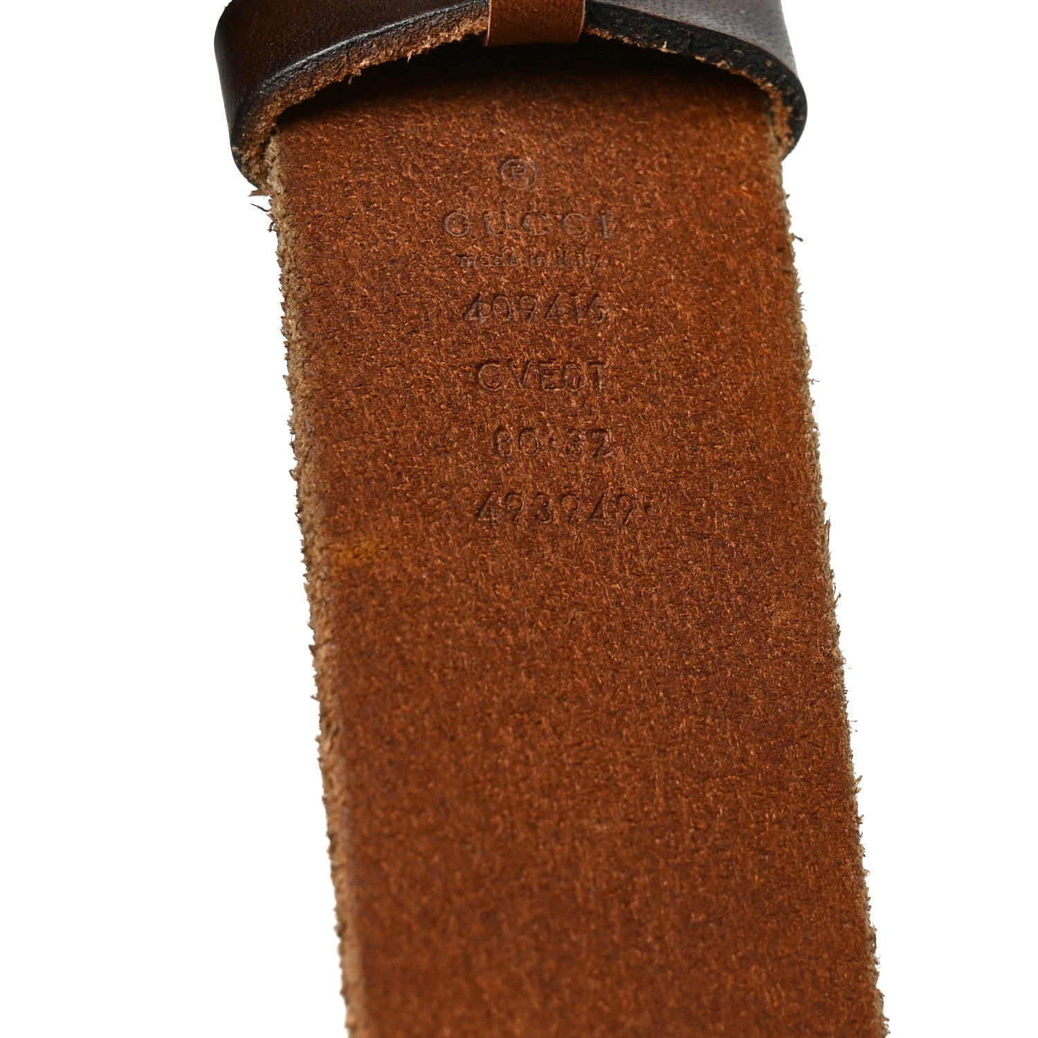 Gucci Faded Calfskin Double G 40mm Belt 80 32 Belt Cuir 5 of 5