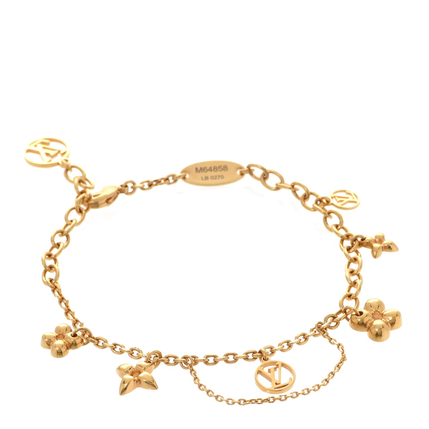 Metal Monogram Blooming Supple Bracelet