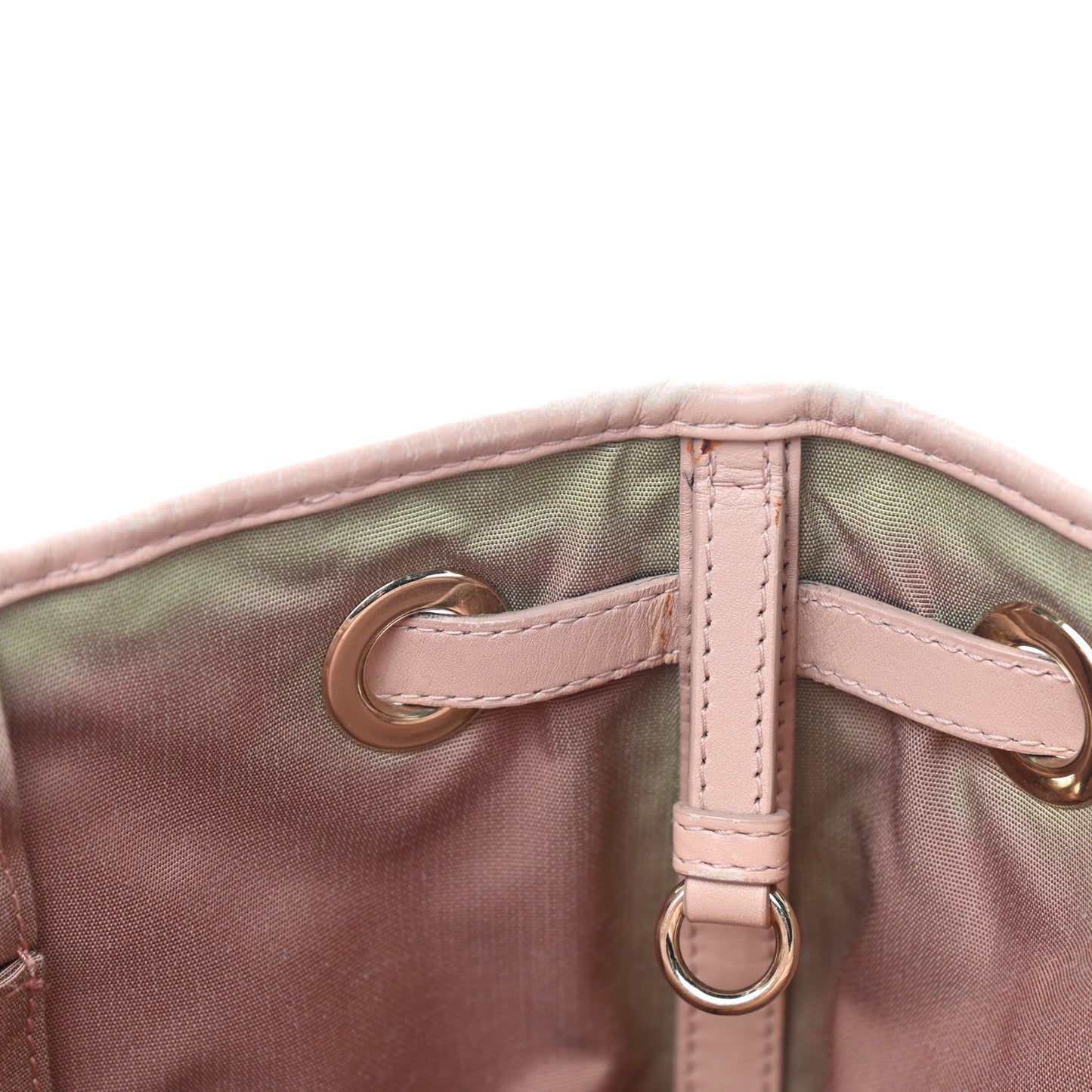 Coated Canvas Cannage Medium Panarea Tote Rosato