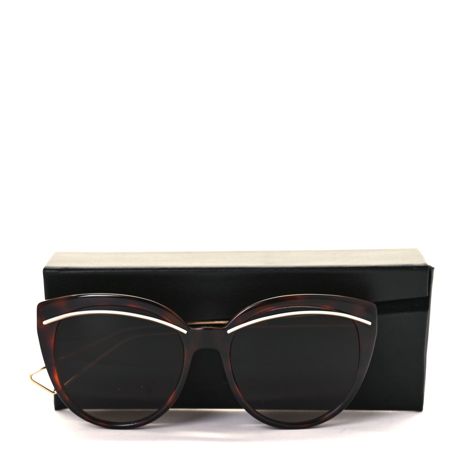 Christian Dior Cat Eye Liner Sunglasses Tortoise 7 of 7