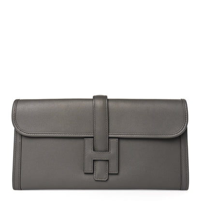 Hermes Swift Jige Elan 29 Clutch Etain 1 of 9