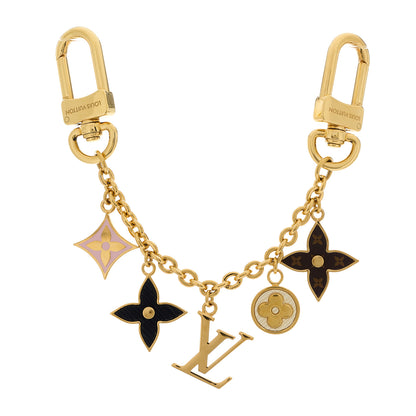 Louis Vuitton Monogram Spring Street Bag Charm Key Holder Gold 1 of 4