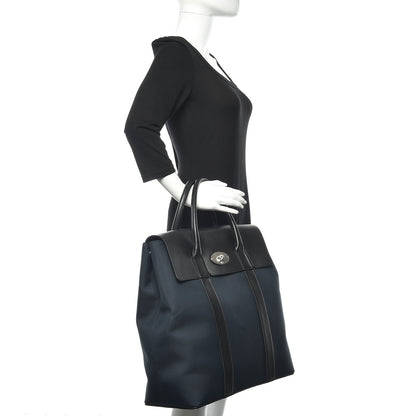 Mulberry Nylon Calfskin Tall Bayswater Midnight Black 2 of 10