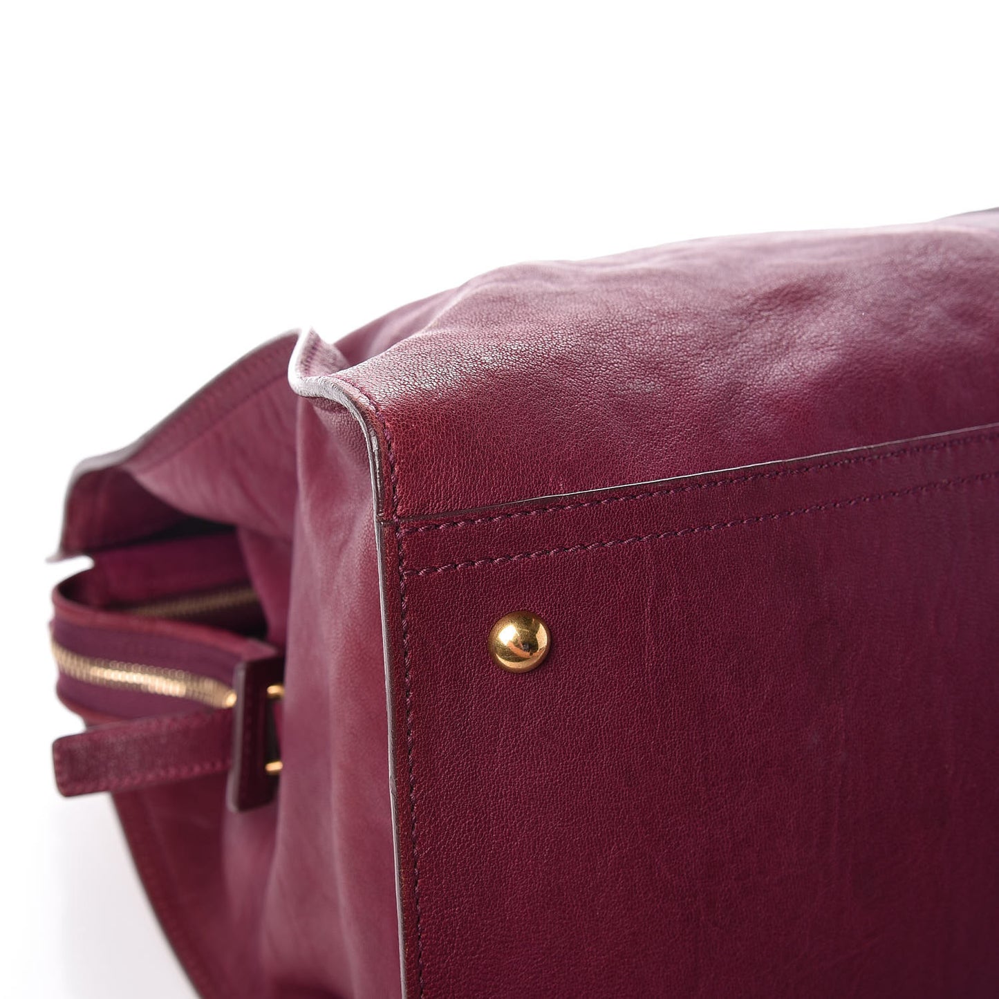 Sheepskin Large Cabas ChYc Black Cherry