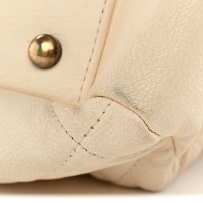 Chanel Calfskin Quilted Small CC Crown Tote Beige 11 of 14