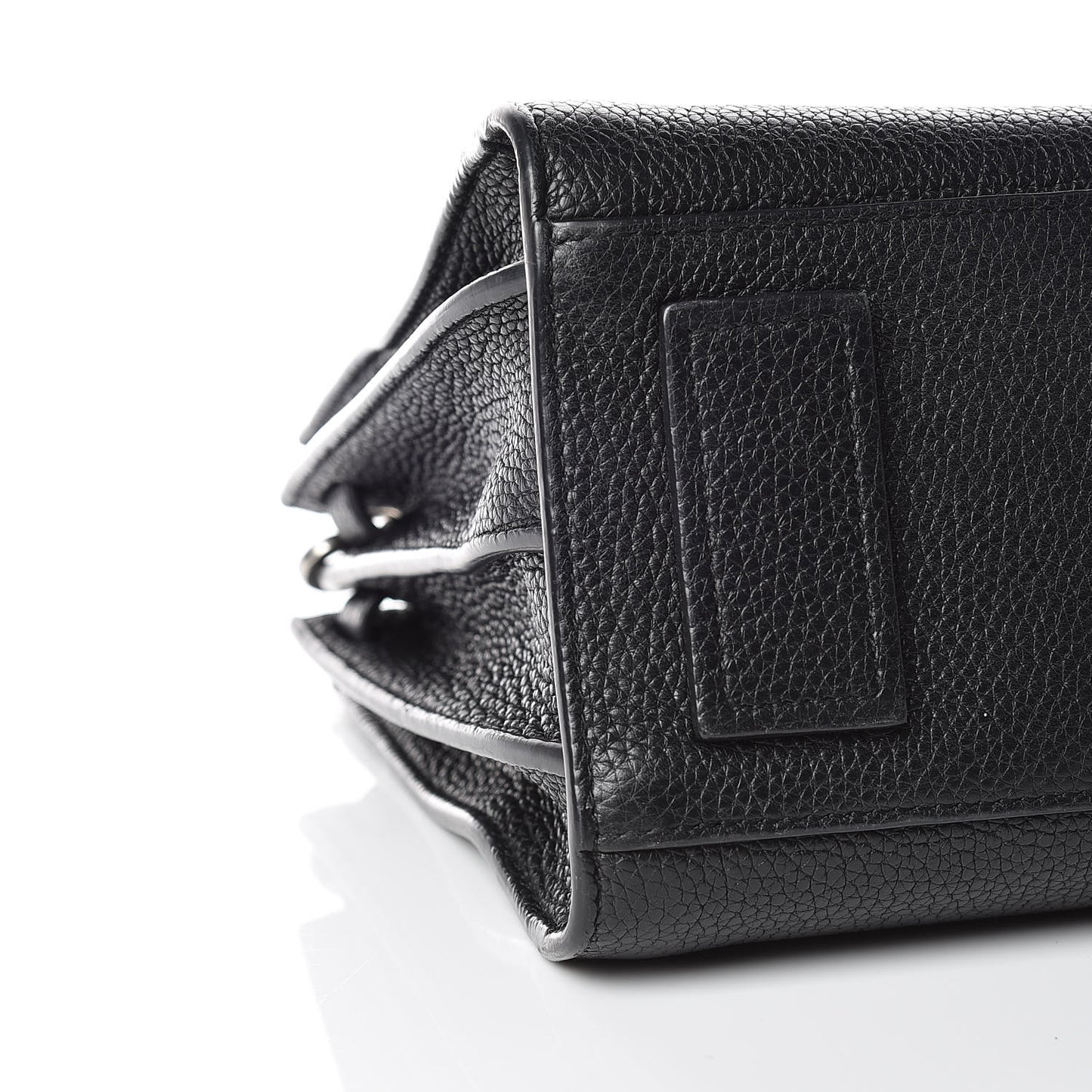 Grained Calfskin Baby Sac De Jour Souple Black