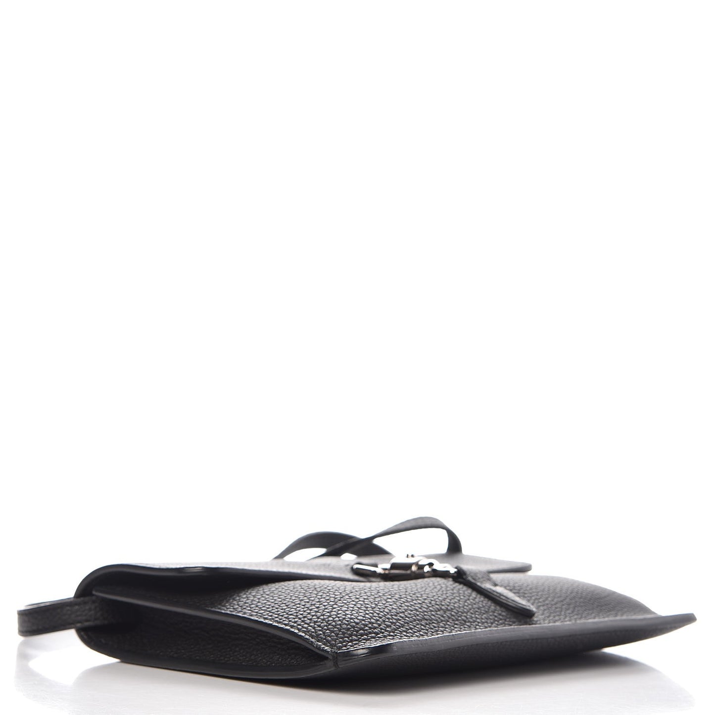 Grand Prix Calfskin Jackie Convertible Shoulder Bag Black