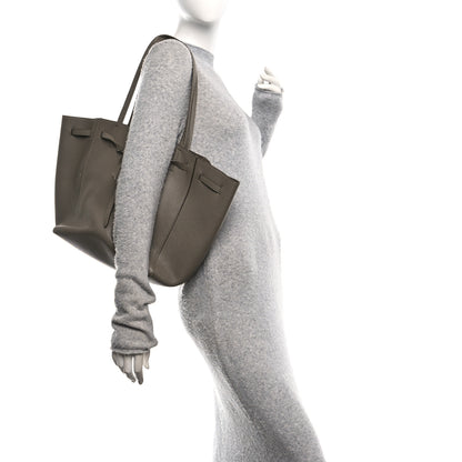 Celine Soft Grained Calfskin Small Belt Cabas Phantom Taupe 2 of 10